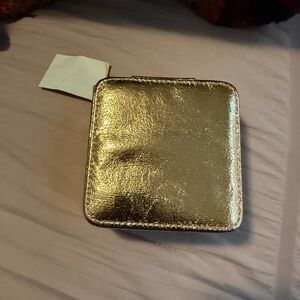 Nordstrom Rose Gold Zip Jewelry Pouch